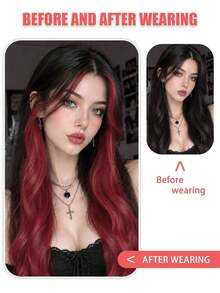 20 Inch BB Clip-In Hair Extensions 2pcs/Pack, Wavy Curly Hair Extensions, Quick Length And Volume Boost For Women, Easy Clip-In Styling - Multicolor - View 4