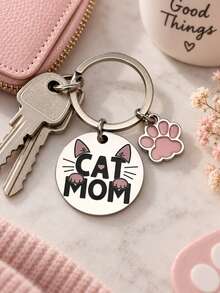 Cat Mom Keychain Gift - Ideal For Mother's Day, Anniversaries, Birthdays, Christmas, Thanksgiving, Weddings, And Any Holiday, Perfect For Friends - Multicolor - View 4
