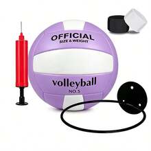 Suspension Training Volleyball Set Includes Suspension Ball Rack + Volleyball + Air Pump + Black & White Straps Portable Storage Suitable For Multiple Ball Sports Easy Installation And Convenient - Multicolor - View 6