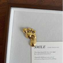 1pc Vintage Portrait Stainless Steel Brooch, All-Year Personalized Design Brooch Accessory - Foot Pin - View 7