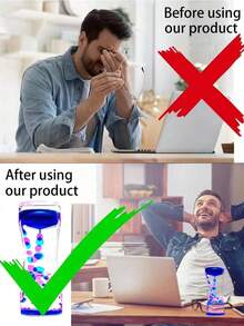 Đồng hồ bong bóng chuyển động chất lỏng acrylic nhiều màu - Đồ chơi cảm giác giảm căng thẳng - Trang trí bàn làm việc sáng tạo, quà tặng tất Giáng Sinh. Món quà hoàn hảo cho bạn bè. - Nhiều màu - Xem 8