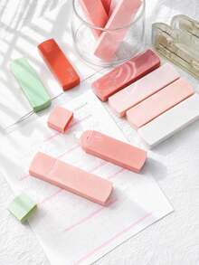 6pcs/Set Ombre Correction Tape, 5mm*6m White Correcting Tool, Back To School & Office Supplies - Pink - View 11