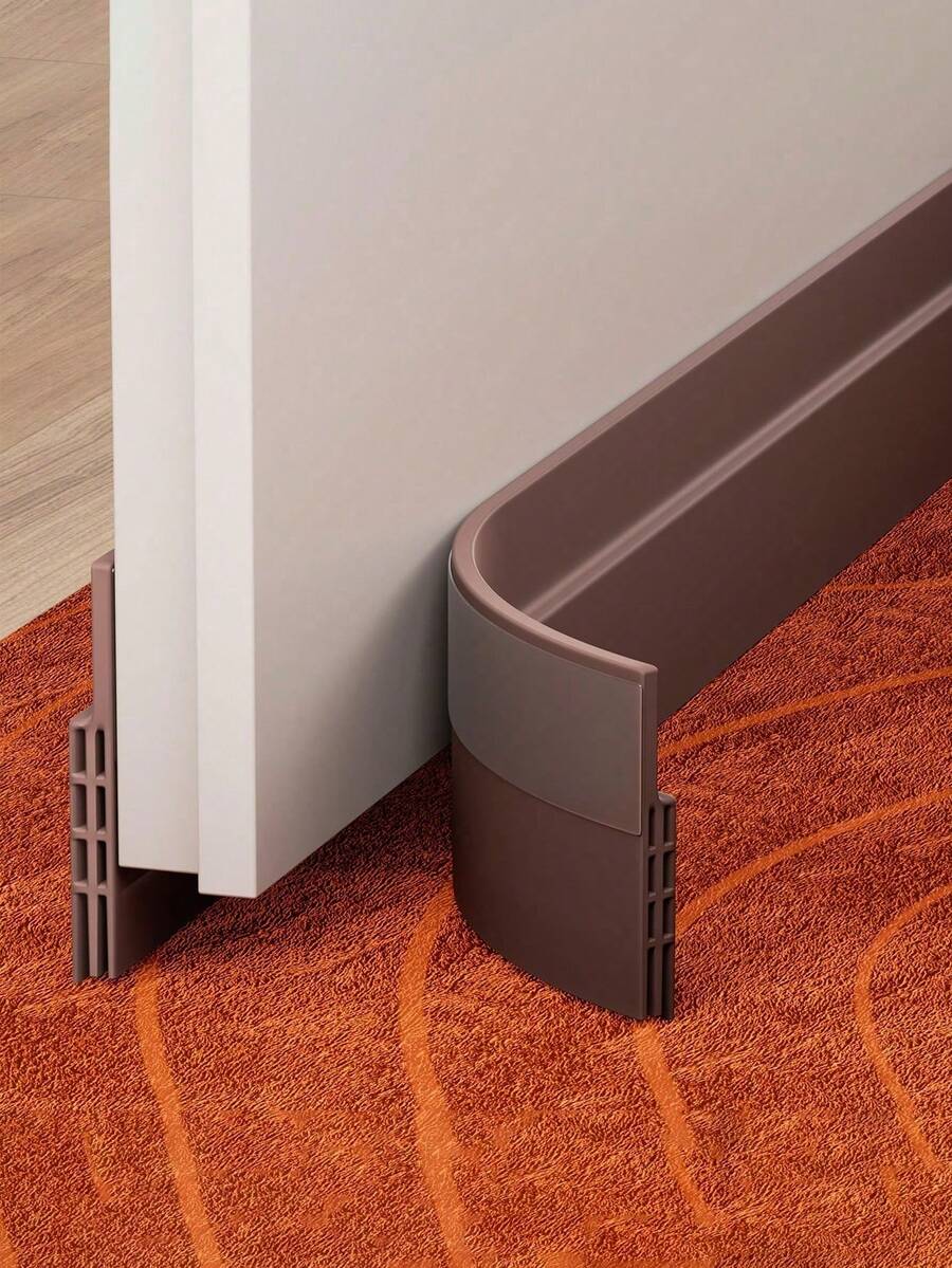 Door Gap Draft Stopper, Suitable For Indoor And Outdoor Doors, Door Bottom Seal Strip, Garage Window Draft Stopper, Soundproof And Thermal Insulation, Windproof Baffle - A - View 1