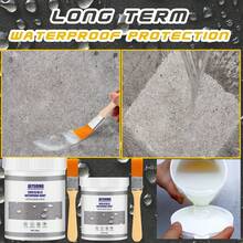 Sellador Adhesivo Impermeable Jaysuing (300g con brocha) Revestimiento Impermeable para Baño, Cocina y Paredes Exteriores sin Demoler Azulejos. - 1 - Ver 2