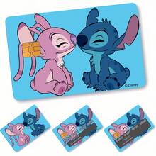 Stitch Credit Card Sticker Personalized Punk Style Bank Card Card Sticker Wear-Resistant Scratch-Resistant Waterproof Transit Card Meal Card Decorative Sticker Creative Cartoon Anime Card Protective Film - Multicolor - View 3