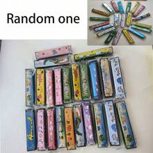 1pc Double Row 16-Hole Harmonica Christmas Gift, Other Holiday Gift - Iron Harmonica Mouth Organ Random Color, Blind Box Style With Surprise, Beginner, Student Practice Musical Instrument Toy Mini Harmonica, Random Color And Style Shipped. This Is An Iron Harmonica, Scratches Are Normal, There Is A Thin Film On The Product, Just Tear It Off. Combined With Zodiac Commemorative Coin, The Harmonica In The SKU Image Is Random. - Random Color - View 14