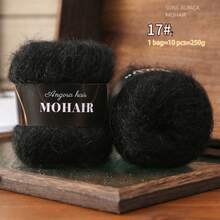 CHARM ELVES 10-Pack Long-Haired Alpaca Mohair Yarn, Handmade DIY Knitting Sweater, Vest, Shawl, Multiple Color Options, Fine Mohair, Warm, Skin-Friendly And Comfortable - 10pcs/250g - View 21