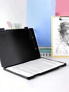 A4 Folder Storage Box, Large Capacity Paper Organizer, Music Stand, Writing Pad, Clipboard With Clip, Loose-Leaf Folder, Home Decor, School And Office Stationery, Back To School Essentials, Travel Must-Haves, Desktop Accessories - Multicolor - View 8