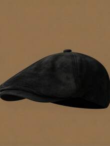 Vintage Suede Hat Suitable For Daily Wear - Suede Baseball Cap - View 5