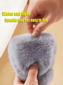 Thick And Warm Inner Padding. Dense And Fluffy Texture. Heat-Retaining, Cold-Proof, Absorbent. Ideal Winter Gifts For Both Men And Women. - Grey - View 4