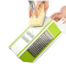 1 Set 5-In-1 Multifunctional Vegetable Slicer, Kitchen Multi-Purpose Grater, 4-Sided Square Potato Shredder - Multicolor - View 5