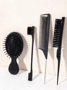 4pcs Girls Children Hair Comb Set, Includes Massage Air Cushion Comb ...
