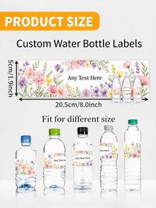 1-50pcs Label Botol Air Minum yang Dipersonalisasi | Stiker Kemasan Kustom dengan Teks yang Dapat Disesuaikan - Label ini Tersedia dalam Berbagai Gaya, Sempurna untuk Mendekorasi Botol Air Minum di Area Minuman Pesta, Cocok untuk Pesta Ulang Tahun, dan Hari Jadi - MultiWarna - View 5