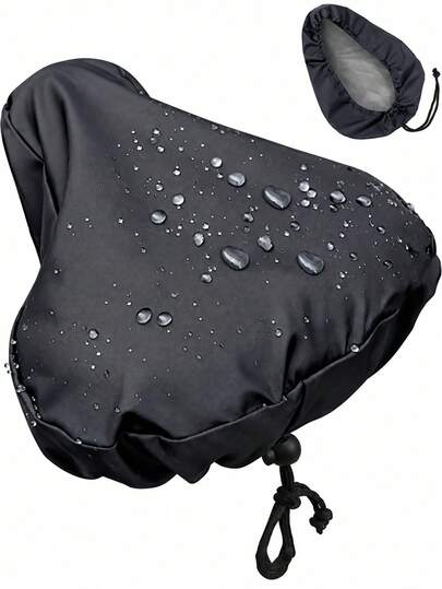 Outdoor Bicycle Seat Rain Cover Waterproof Sun And Dust Protector Dustproof Saddle Bike Rain Cover For Men And Women Fits Most Saddles Ideal For Mountain City Road Bikes For All Kinds Of Weather Keep Seat Dry Clean Sports Cycling Bike Accessories