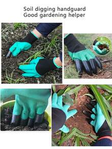 4pcs Garden Claw Gloves, Finger & Hand Protection For Gardening, Digging, Planting, Labor Protection Gloves Accessories, Planting Anti- Waterproof Gardening Gloves, Anti-Slip Wear-Resistant Protective Accessories - Protective Claw - View 3