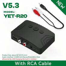 KZ Bluetooth 5.3 Audio Receiver Adapter, Wireless Stereo Music, Supports 3.5mm AUX R/L RCA Interface And USB Playback, Suitable For Desktop Speakers And Amplifiers - With RCA Cable - View 14