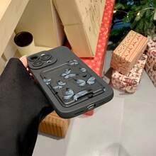 2pcs Black Pupil Self-Adhesive Card Holder Slot Phone Case Card Holder & Card Holder Fashion Butterfly TPU Anti-Drop Full Coverage Precise Protection Case Suitable For IPhone11/12/13/14/15/16/16Pro/16ProMax/17/17pro/17ProMax/18pro 18ProMax - Multicolor - View 3