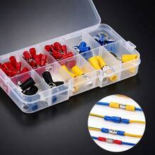 280pcs Electrical Connector Set, Assorted Cable Terminals, Insulated Crimp Terminals, Cold Pressed Terminals, Wire Connectors, Pre-Insulated Copper Terminals, Automotive Parts, Automotive Machinery, Marine Wiring, Men's Tools - A - View 7