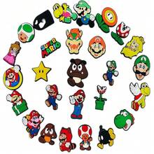 Hasbro Cartoon Super Mario Clogs Set With Floral Decorative Charms, Personalized DIY Garden Shoe Buckle Accessories - Multicolor - View 3