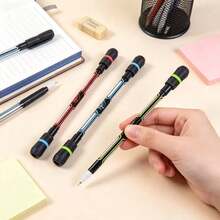 Spinning Pen For Beginners Students, Stress Relief Pen, Competition Spinning Pen, Creative Pen, Viral Style, Full Needle Tube Neutral Pen, Develop Intelligence, Beginner Spinning Pen, Replaceable Refill, Creative Stress Relief Pen, Random Color - A - View 8