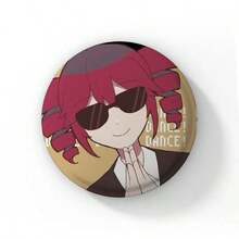 Pop Virtual Singer Kasane Soft Button Pins Cute Cartoon Girl Badge Round Brooch On Backpack Accessories Jewelry Gift For Friend Cartoon Badge Creative Anime Figure Pins - 58 mm - View 32