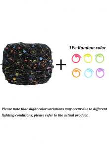 Rainbow Horse Mohair Blend Flat Yarn - "Starry Sky" Series, Suitable For Sweaters, Dolls And Bags DIY Knitting Materials, Yarn Knitted For Making Sweaters, Scarves, Bags And Other Handmade Crafts - Multicolor - View 11