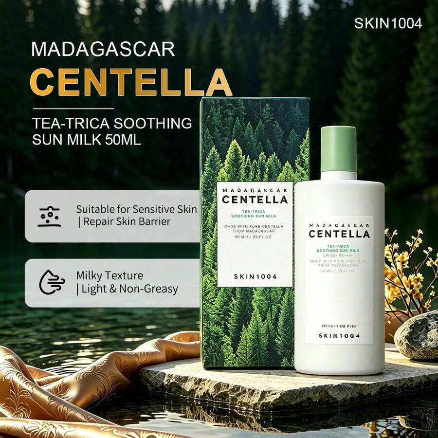 SKIN1004 馬達加斯加積雪草茶樹舒緩防曬乳 50ml - 積雪草茶樹舒緩防曬乳 50ml - 查看 1