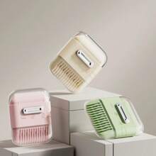 2-In-1 Multi-Function Bangs Comb For Girls, Split End & Flyaway Hair Trimming Comb, Hair Thinning Comb, Home Hair Cutting Tool For Trimming And Thinning - Multicolor - View 5