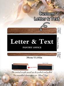 Custom Acrylic Door Number, Custom Door/Wall Sign, Black Acrylic Sliding Sign, Office And Home Wall Decor, Custom Door Sign, Outdoor Street Address Sign, Christmas Decor, New Home Address Gift, Wall Sign, Aesthetic - Multicolor - View 12