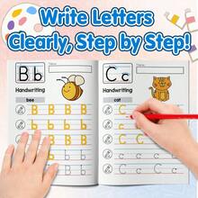 English Alphabet Tracing & Handwriting Workbook For Kids, A-Z Uppercase & Lowercase Letter Practice, Stroke Guide, Letter Recognition, Picture Vocabulary, Fine Motor Skills, Early Writing Practice For Home & Classroom - Alphabet Tracing & Handwriting Practice - View 3