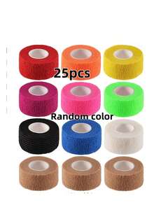 1/3/5/10/15/30 Rolls Upgraded Sports Tape, Suitable For Wrist Support In Football, Rugby, Baseball, Gymnastics And Other Sports Activities - Multicolor - View 34