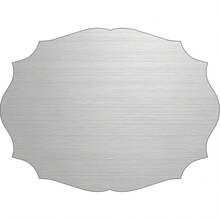 1pc Customized Engraved Plastic Nameplate, Personalized Text Door Sign, Various Shapes Decorative Nameplate, Customized Wall And Door Sign, Metallic Surface, Suitable For Home, Office, Farmhouse Decor, Housewarming Gift, Room Identification Sign; Housewarming Gift, New Home Gift, Office Door Sign, Studio, Salon, Cafe Commercial Signage; Wedding Table Sign, Event Identification, Family Memorial Plaque; Mailbox Label Sign. - Multicolor - View 30