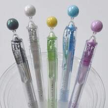 5pcs-One Of Each Model0.5mm-Black OilABS Plastic (ABS Resin) Gel Pen - 5pcs-one Of Each Model - View 8