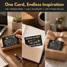 10/50/100PCS Motivational Encouragement Cards, Mini Thank You Notes For Medical Professionals, Doctors, Nurses, Volunteers And Staff, With Heart And Trophy Design - Multicolor - View 3