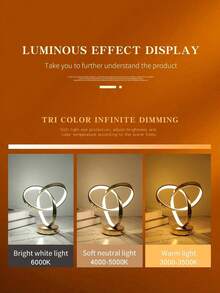 LED Clover Table Lamp, Creative Novelty Minimalist Desk Lamp, Suitable For Bedroom, Living Room, Holiday, Party, Study, Office, Birthday Gift, Desktop Decoration Lighting Atmosphere Lamp - Clover Table Lamp - View 5