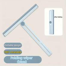 1/2 Pcs Multi-Functional Foldable Squeegee Glass Window Scraper, High-Rise Window Glass Squeegee, Professional Cleaning Tool - Suitable For Living Room Organization, Bathroom Cleaning, Kitchen Cleaning - Perfect Cleaning Gift For Thanksgiving And Christmas - Multicolor - View 3