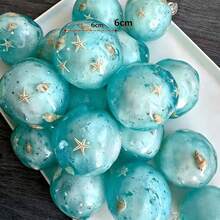 Bola Remas Buatan Tangan Berbentuk Cangkang Bintang Laut Baru, Mainan Ujung Jari dengan Kontrol Suara ASMR, Mainan Remas Pereda Stres Bertema Laut Transparan, Cocok untuk Remaja dan Dewasa, Hadiah Ulang Tahun/Hadiah Natal/Hadiah Kejutan/Hadiah Liburan - MultiWarna - View 4
