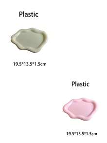 1pc ABS Material Cloud Shaped Decorative Tray Jewelry Storage Dish Home Decor Unisex Christmas/New Year Gift Suitable For Travel And Back To School Season - Multicolor - View 22