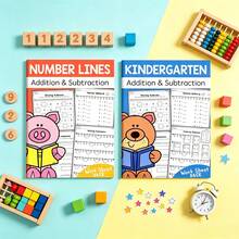 1pc A Fun Arithmetic Book For Young Children To Practice Addition And Subtraction In Mathematics Every Day - Multicolor - View 1