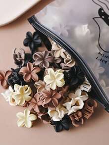15/20/30/40pcs Cute Daisy Flower Hair Clips, Girls Mini Claw Hair Clips, Hair Claws, Hair Accessories, Beach Decor Flower Hair Clips, Suitable For Holiday Outfits - Multicolor - View 1
