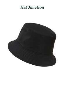 2pcs Unisex Bucket Hat, Beach Sun Hat, Fashion Fishing Hat, Suitable For Men, Women And Teenagers, Sun Protection Foldable Summer Travel Beach Sun Hat, Reversible - A - View 7