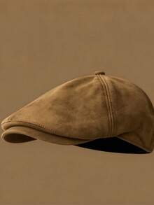 Vintage Suede Hat Suitable For Daily Wear - Suede Baseball Cap - View 8