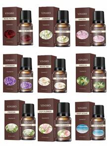 Essential Oil Set, Suitable For Aromatherapy Diffusers, Summer Essential. Diffuser Stones, Wooden Diffusers, Long-Lasting Fragrance, Natural Freshness, Suitable For Hotel, Home Bedroom Decor, Home Gatherings - View 10