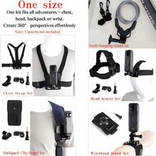 Action Camera Universal Accessories, First-Person View Chest Strap, Neck Mount Bracket, Helmet Mount Bracket, Cycling Action Camera Mount, Wrist Mount, Action Camera Accessories, Compatible With Xiaoyi, And Other Action Cameras - View 12