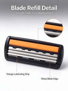 30Pcs,Men Shaving Razor Kit,Manual Facial Shaver,Face Hair Removal,Men Grooming Tools,Replacement Blades,Facial Shaving Razor - A - View 6
