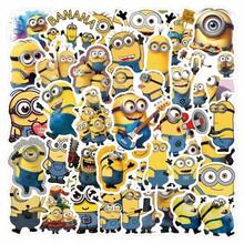 1set Yellow People Funny Cartoon Decals, Sticker Pack,Residue Free,For Luggage,Computer,Flask,Instrument,Tablet,Journal,Personalized Decor,Art Stickers - Multicolor - View 1