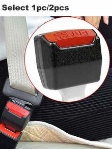 1pc/2pcs Car Seat Belt Extension Limiter With Snap-In Buckle, Universal Anti-Loosening Tension Adjuster - Multicolor - View 6