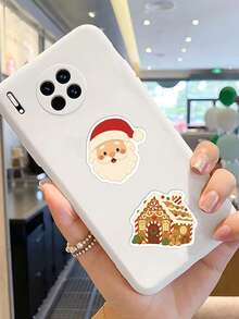 50pcs Hand Drawn Christmas Stickers For Adults Teens Sticker Enthusiasts Scrapbooking Journaling Laptops Skateboards More, Add A Fun Touch To Your Devices! - one-size - View 3