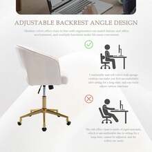 Office Chair - Cream - View 3