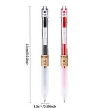 12pcs-Red Oil0.5mmPVC(Polyvinyl Chloride)Gel Pen - 12pcs-red Oil - View 5
